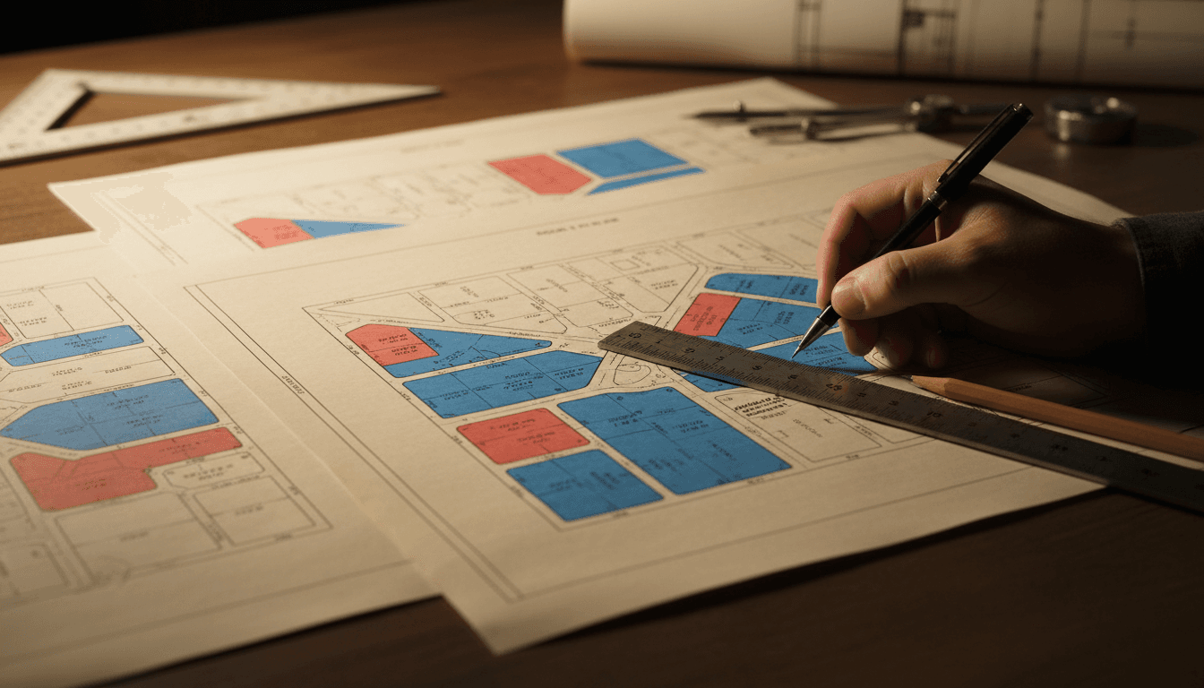 Subdivision planning and lot splits